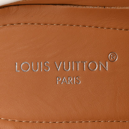 Louis Vuitton Canvas Monogram Lous Open Back Sneaker 38 Navy Blue 7 of 12