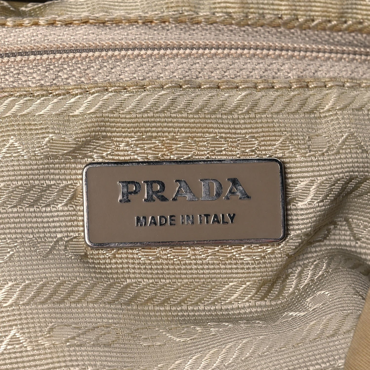 Prada Tessuto Nylon Vela Medium Backpack Beige 5 of 15