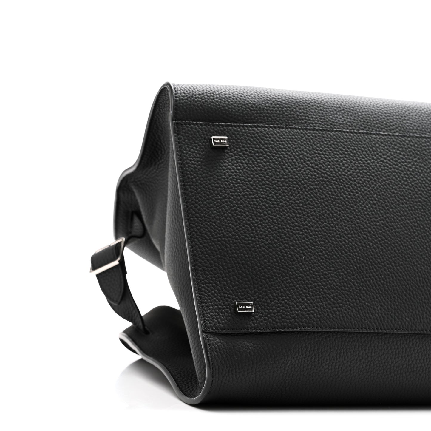 Matte Grained Calfskin Soft Margaux 15 Black