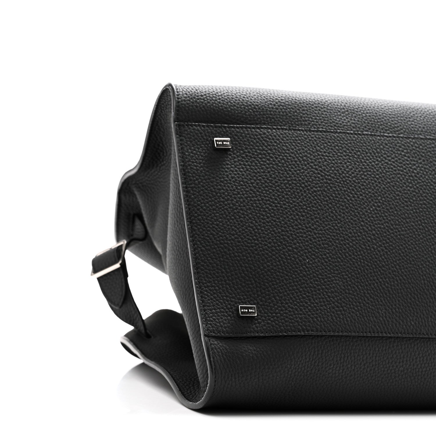 The Row Matte Grained Calfskin Soft Margaux 15 Black 8 of 9
