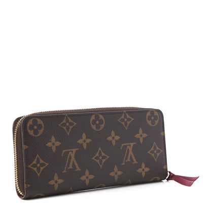 Louis Vuitton Monogram Clemence Wallet Fuchsia 3 of 13