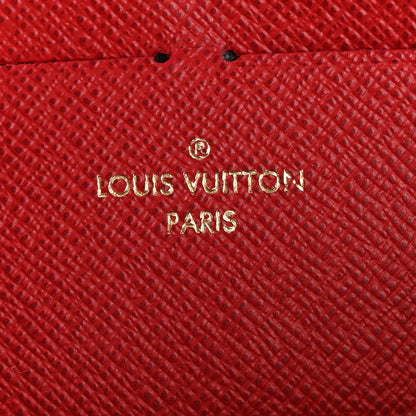 Louis Vuitton Damier Ebene Clemence Wallet Cherry 5 of 8