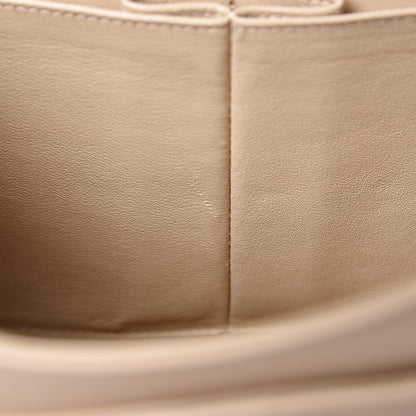 Chanel Lambskin Quilted Jumbo Double Flap Beige Clair 14 of 15