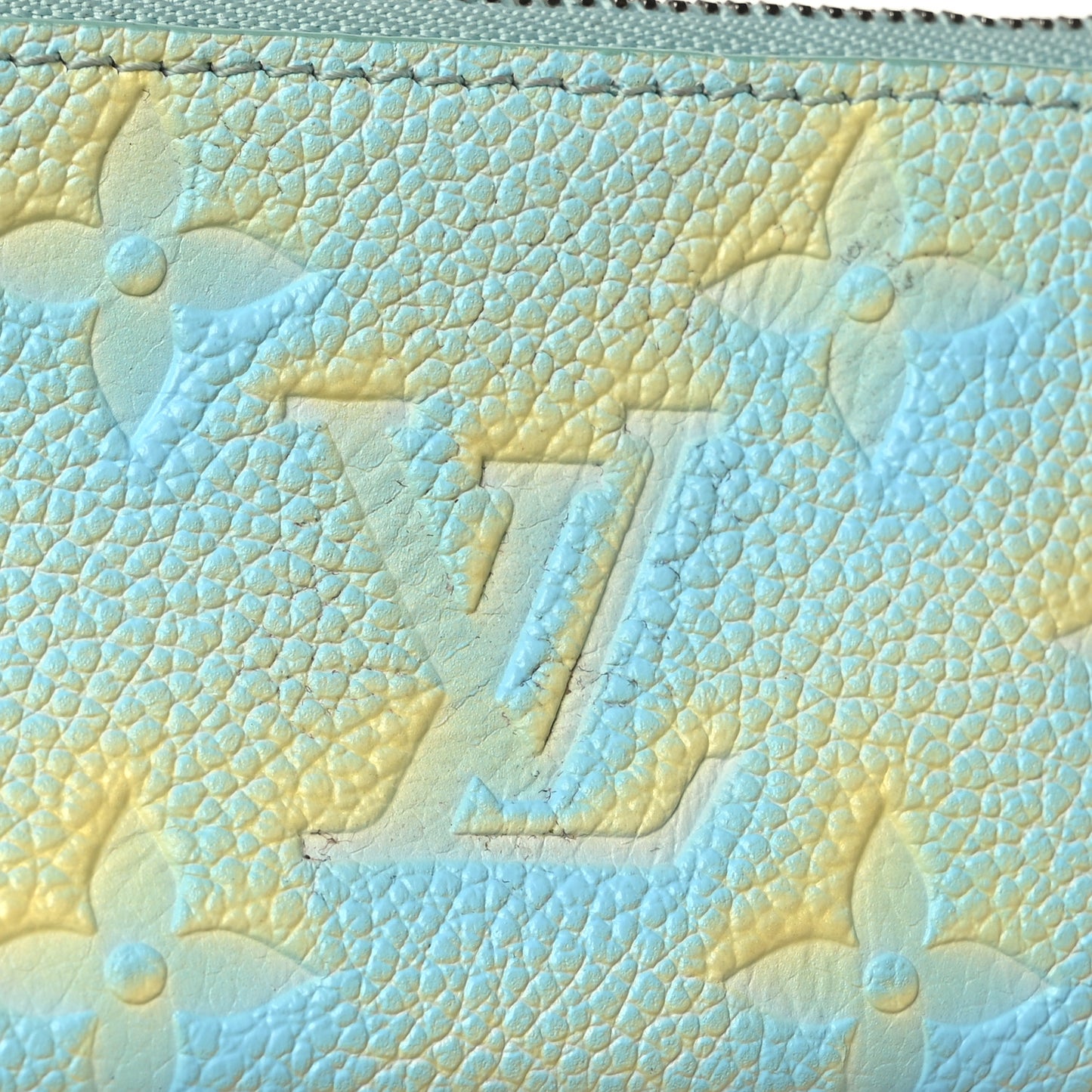 Empreinte Monogram Summer Stardust Key Pouch Water Green