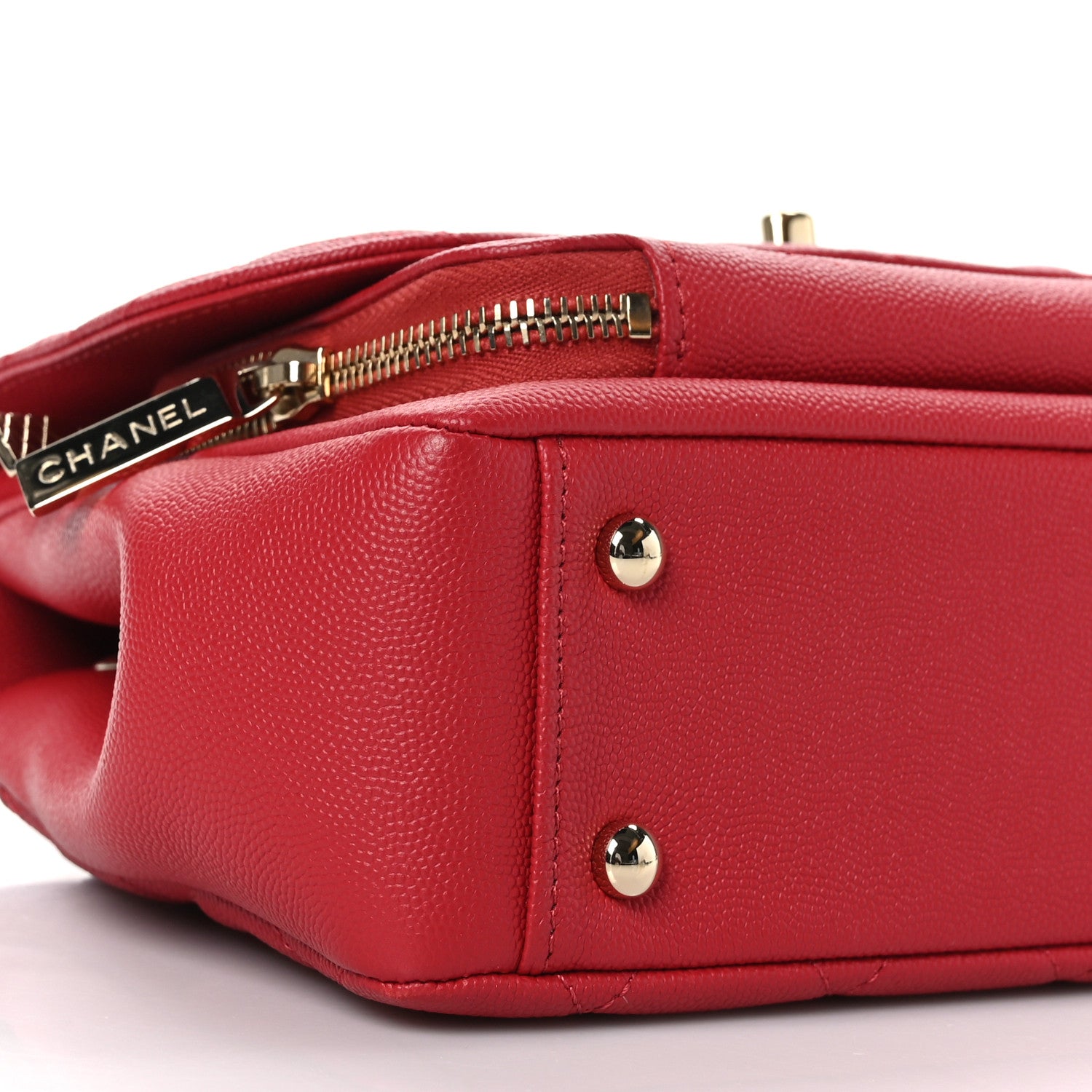 Chanel Caviar Quilted Medium Business Affinity Flap Red 8 of 9