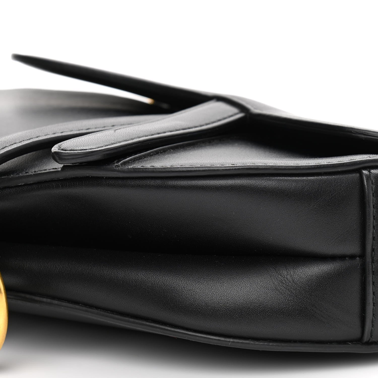 Christian Dior Calfskin Mini Saddle Bag Black 10 of 12