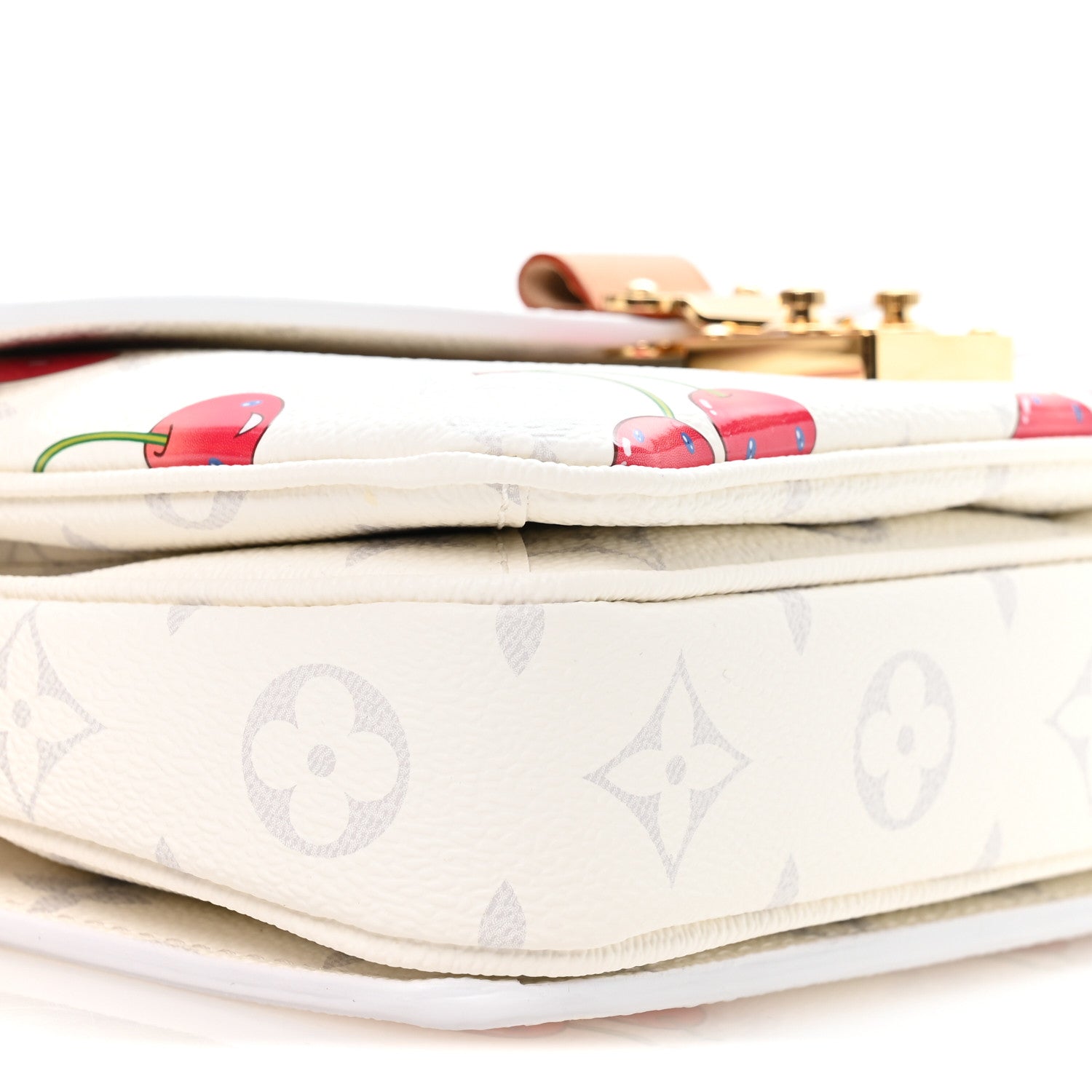 Louis Vuitton LV X TM Monogram Cerises Pochette Metis East West White 8 of 10