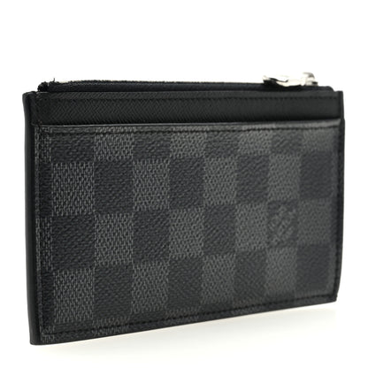 Louis Vuitton Damier Graphite Taiga Coin Card Holder 3 of 6