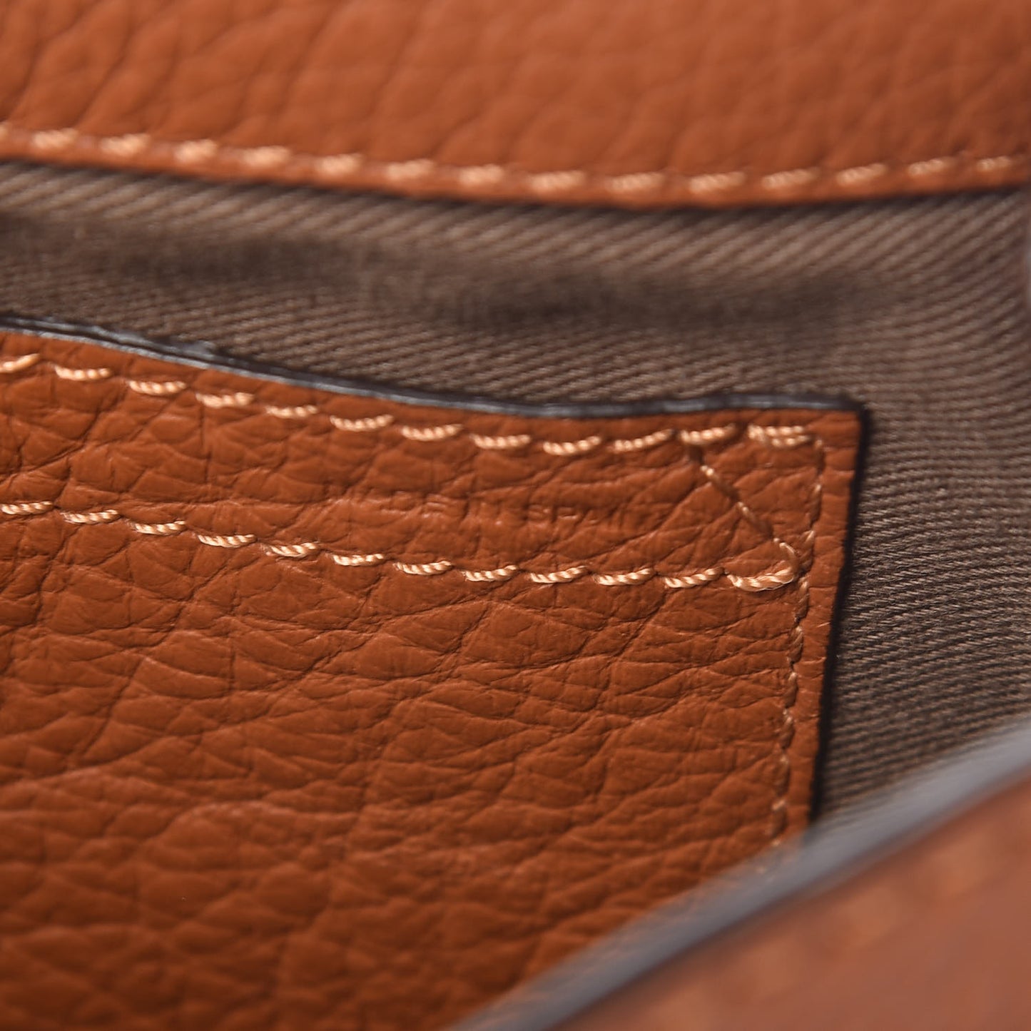 Calfskin Mini Marcie Round Crossbody Bag Tan