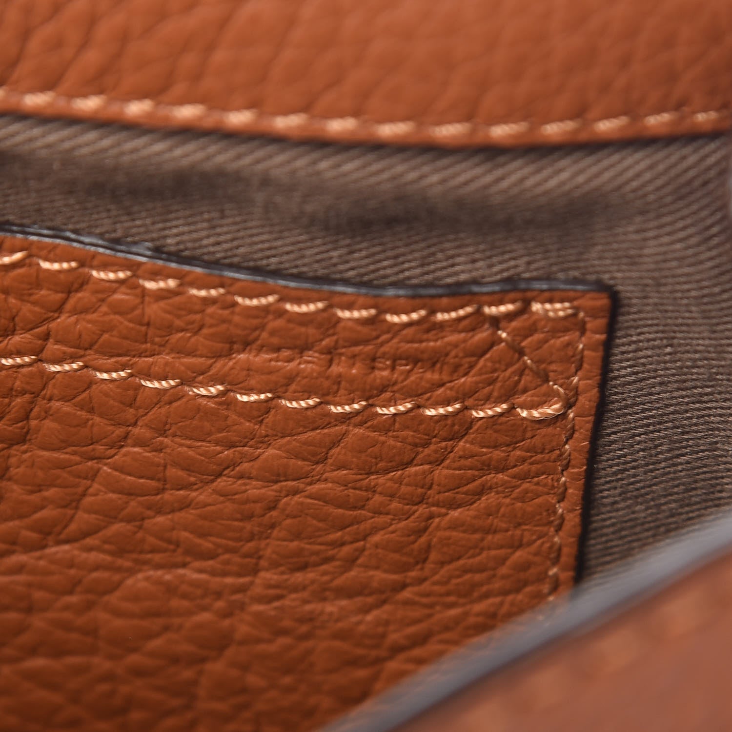 Chloe Calfskin Mini Marcie Round Crossbody Bag Tan 7 of 11