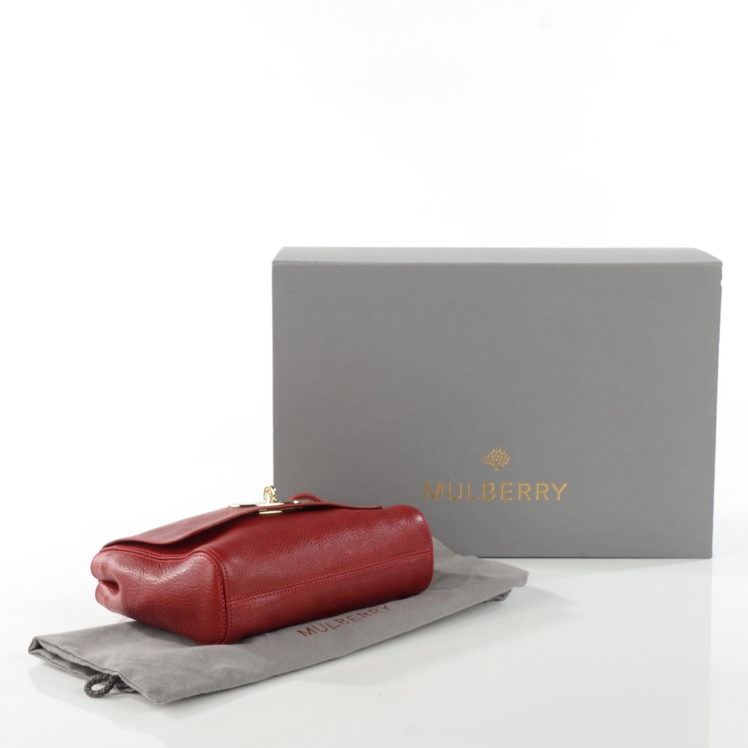 Mulberry Classic Grain Calfskin Small Lily Red 6 of 11