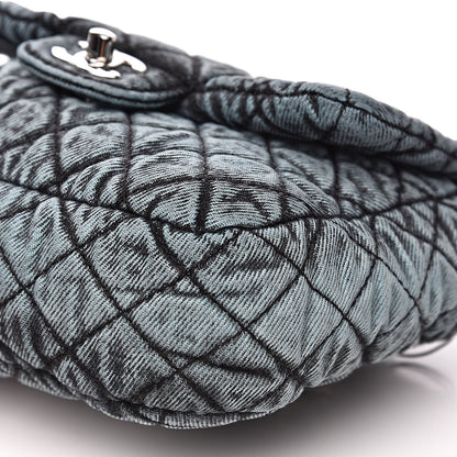 Chanel Denim Quilted Small Denimpression Flap Blue Black 9 of 11
