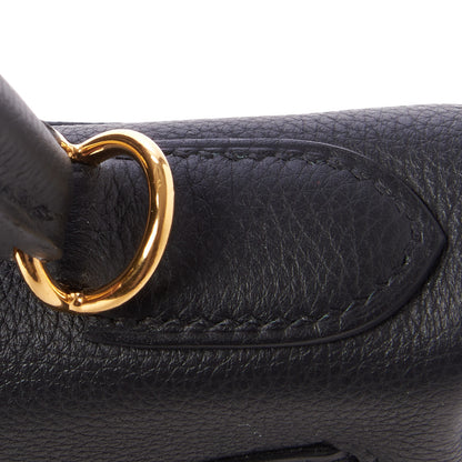 Hermes Togo Kelly Retourne 28 Black 11 of 34