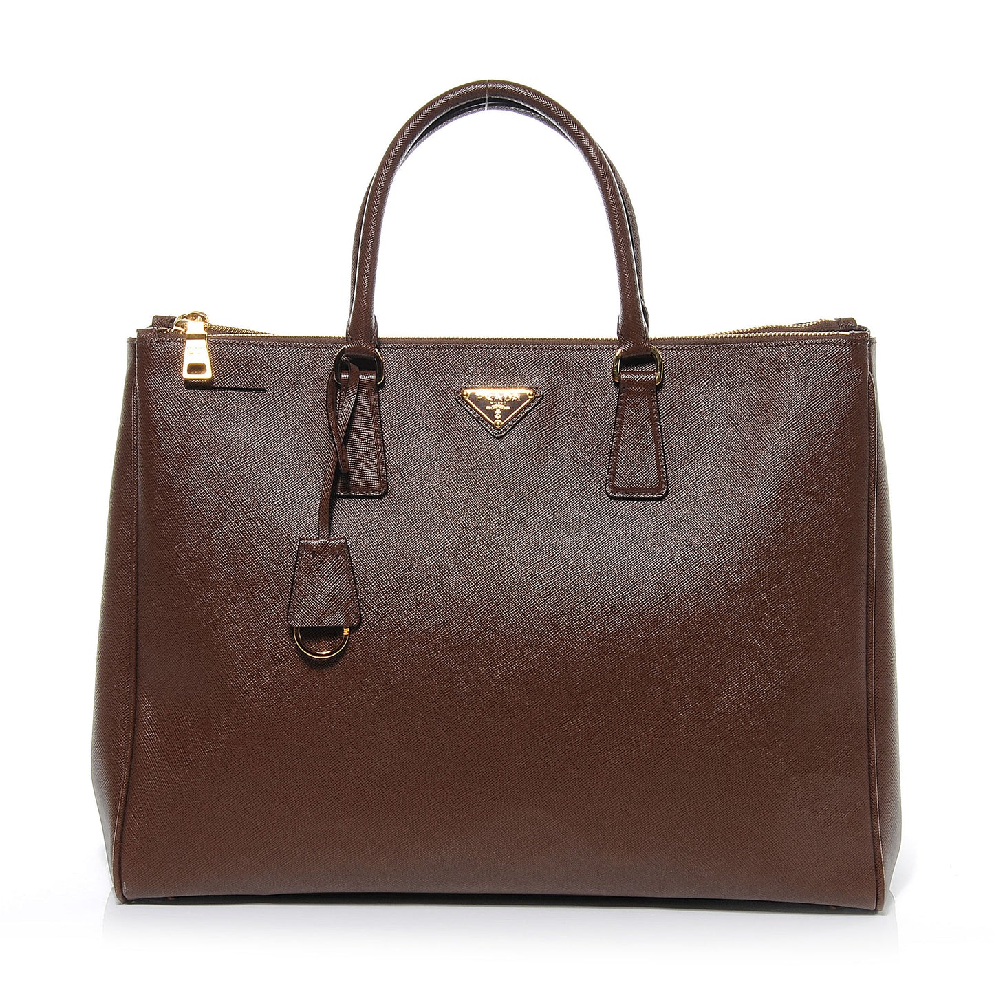 Saffiano Lux Large Tote Cacao
