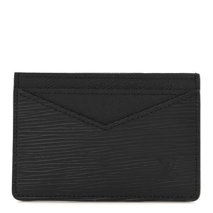 Louis Vuitton Epi Neo Porte-Cartes Card Holder Black 1 of 7