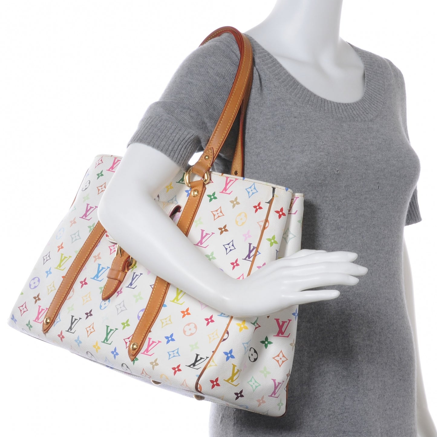 Monogram Multicolor Aurelia GM White