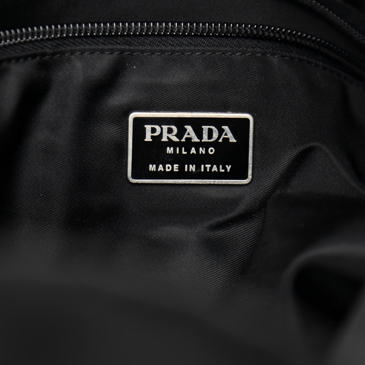 Nylon Vela Shoulder Bag Black