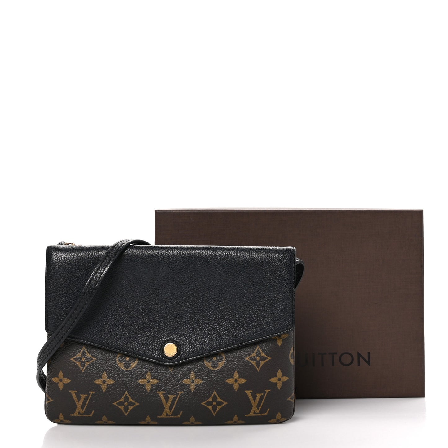 Monogram Twice Pochette Black