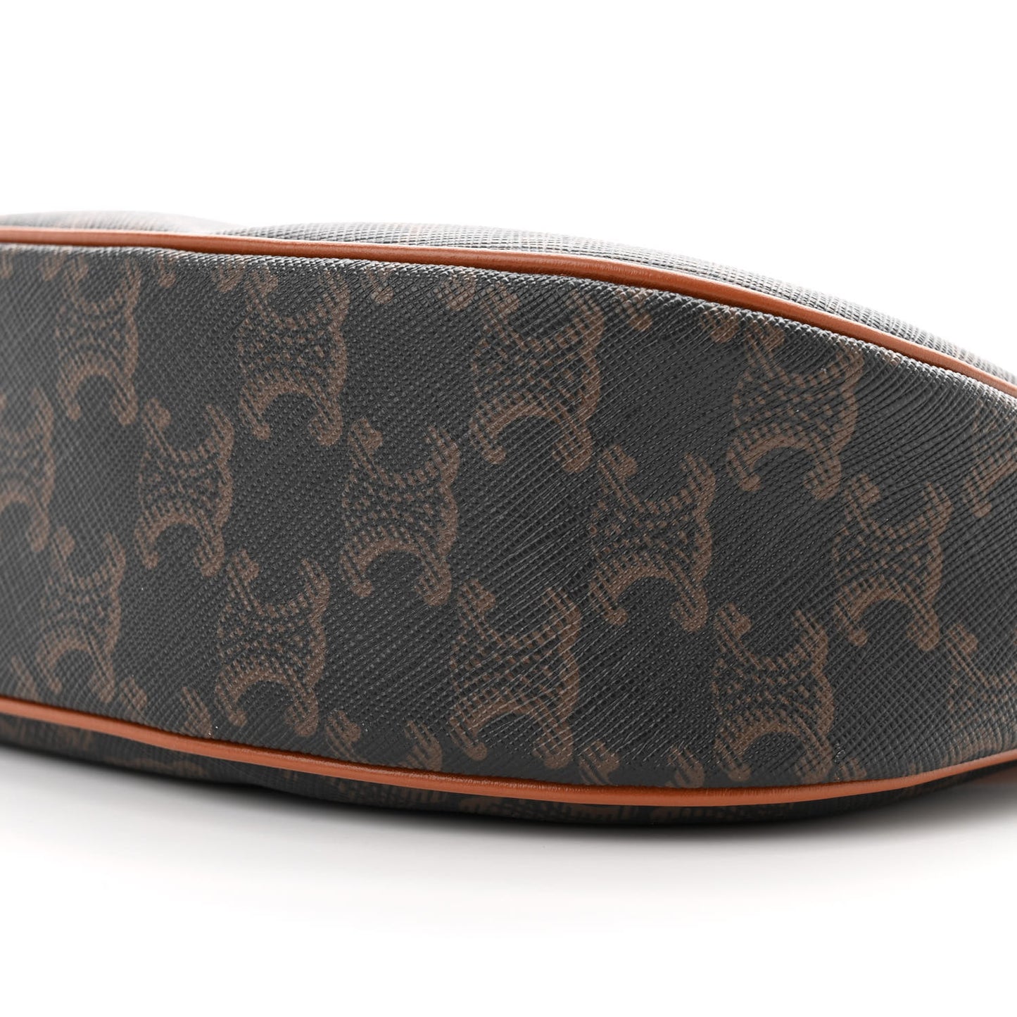 Triomphe Canvas Calfskin Ava Shoulder Bag Tan