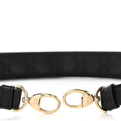 Christian Dior Lambskin Cannage Shoulder Strap Black 4 of 4
