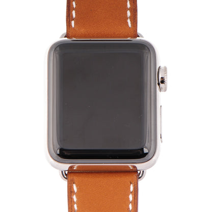 Hermes Barenia 38mm Apple Watch II Single Tour Fauve 1 of 9
