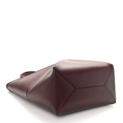 Loewe Shiny Calfskin Medium Puzzle Fold Tote Dark Burgundy 4 of 10