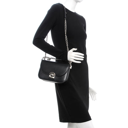 Prada Glace Calfskin Arcade Crossbody Bag Black 2 of 7