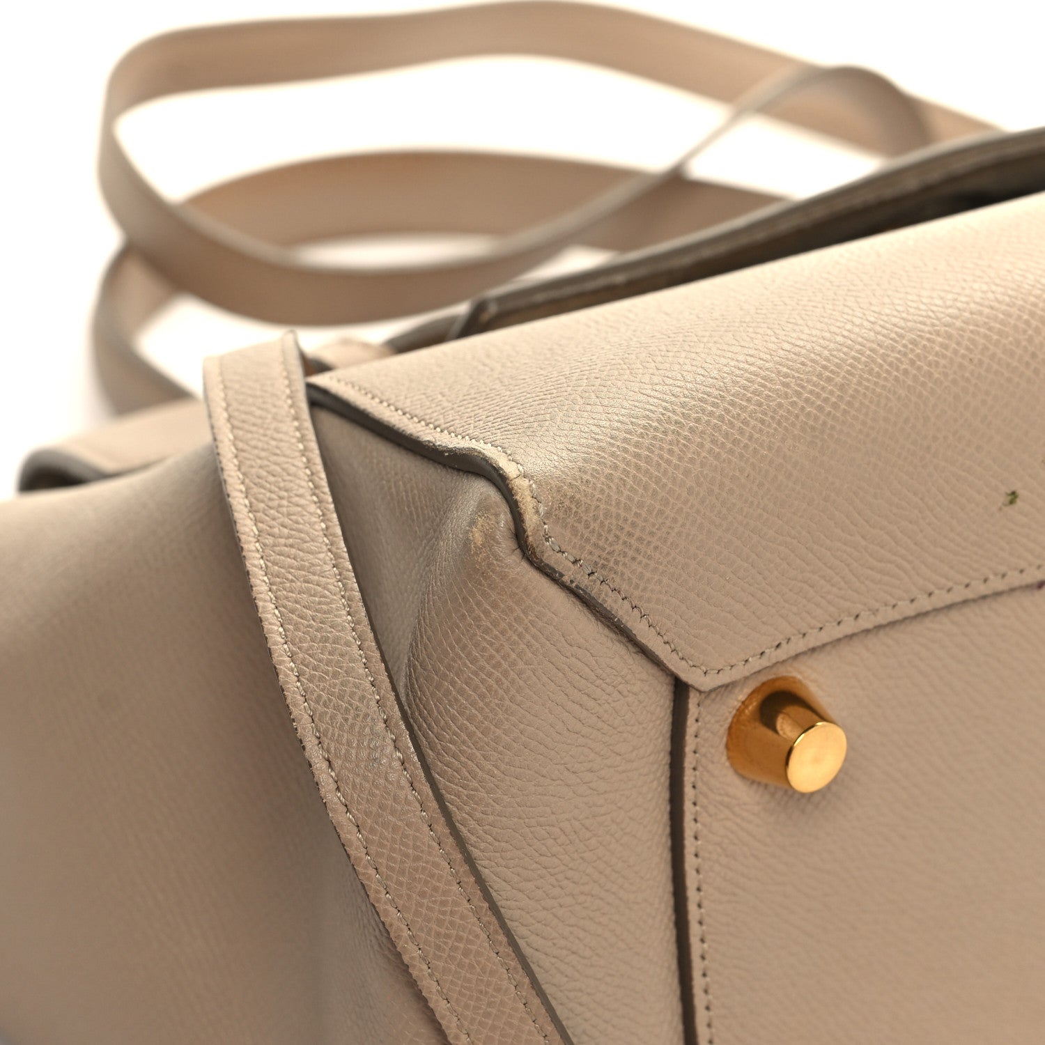 Celine Grained Calfskin Mini Belt Bag Light Taupe 9 of 14