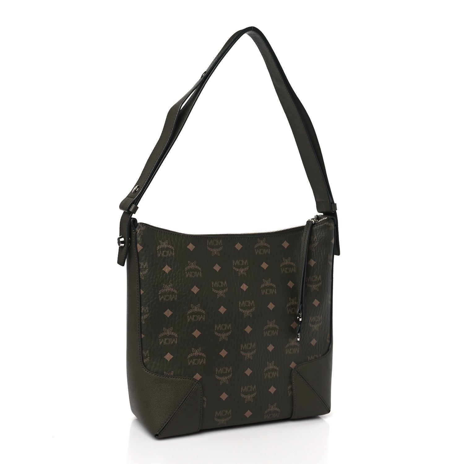 MCM Visetos Large Klara Hobo Sea Turtle 3 of 8