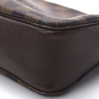 Louis Vuitton Damier Ebene Trousse Make Up Bag Pochette 10 of 14
