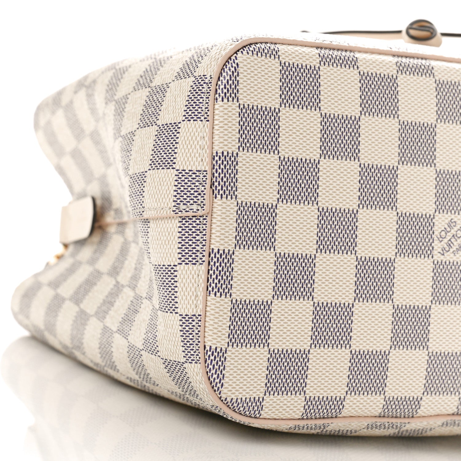 Louis Vuitton Damier Azur Braided Neonoe BB Pink 7 of 8