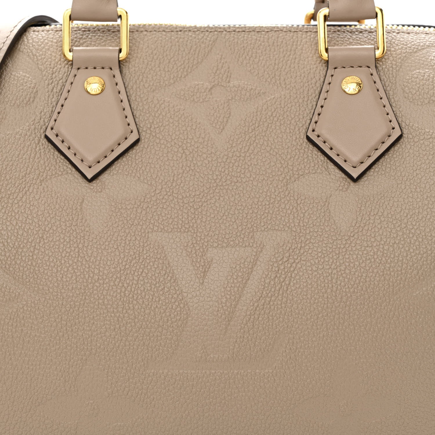 Louis Vuitton Empreinte Monogram Giant Speedy Bandouliere 25 Tourterelle 7 of 10