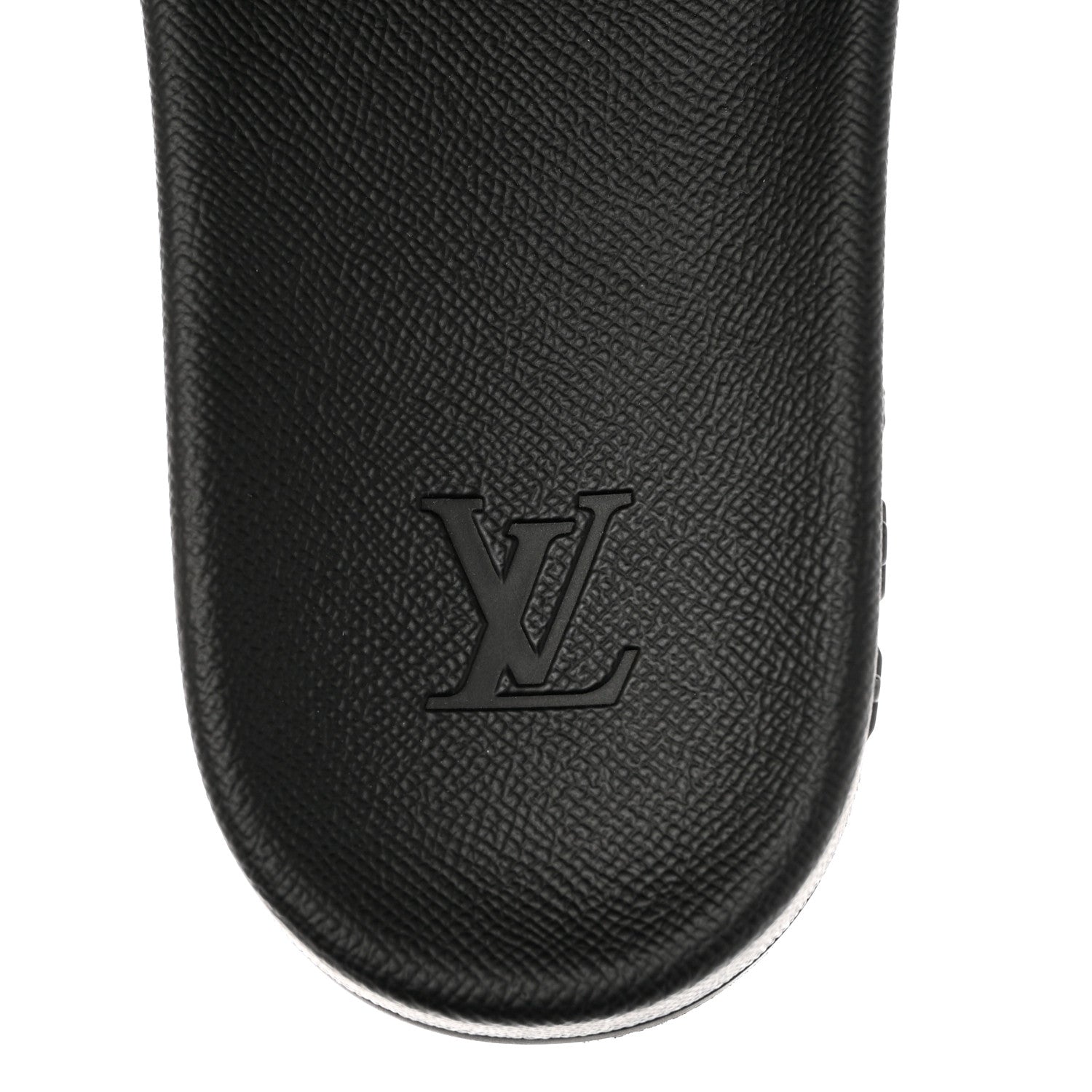 Louis Vuitton Rubber Monogram Eclipse Mens Waterfront Mules 10 Black 7 of 8