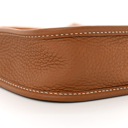 Hermes Taurillon Clemence Evelyne TPM Gold 9 of 10