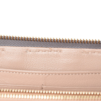 Chloe Calfskin Marcie Long Zip Around Wallet Cashmere Grey 9 of 13