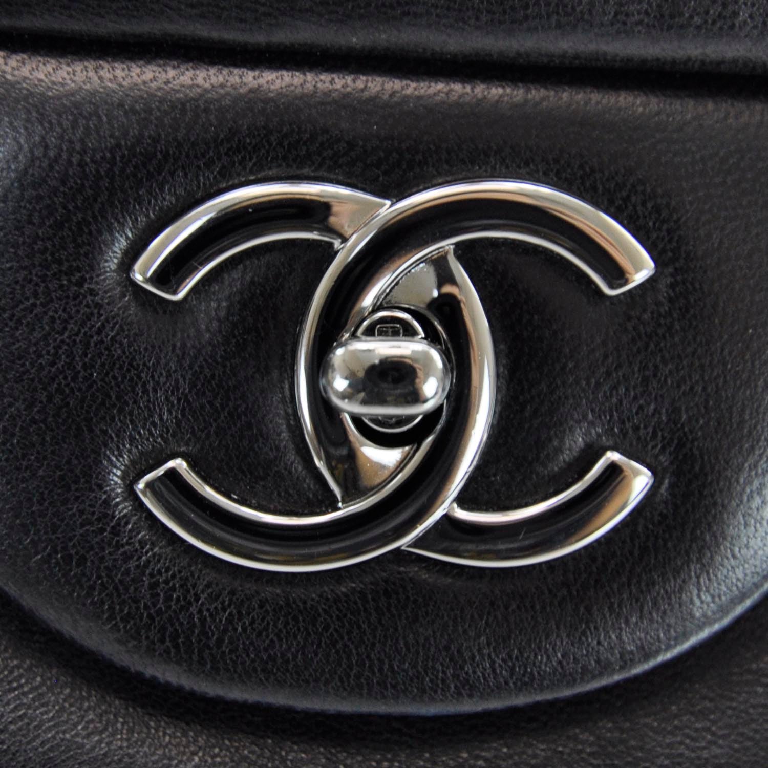 Chanel Lambskin Tweed Petals Flap Black 11 of 12