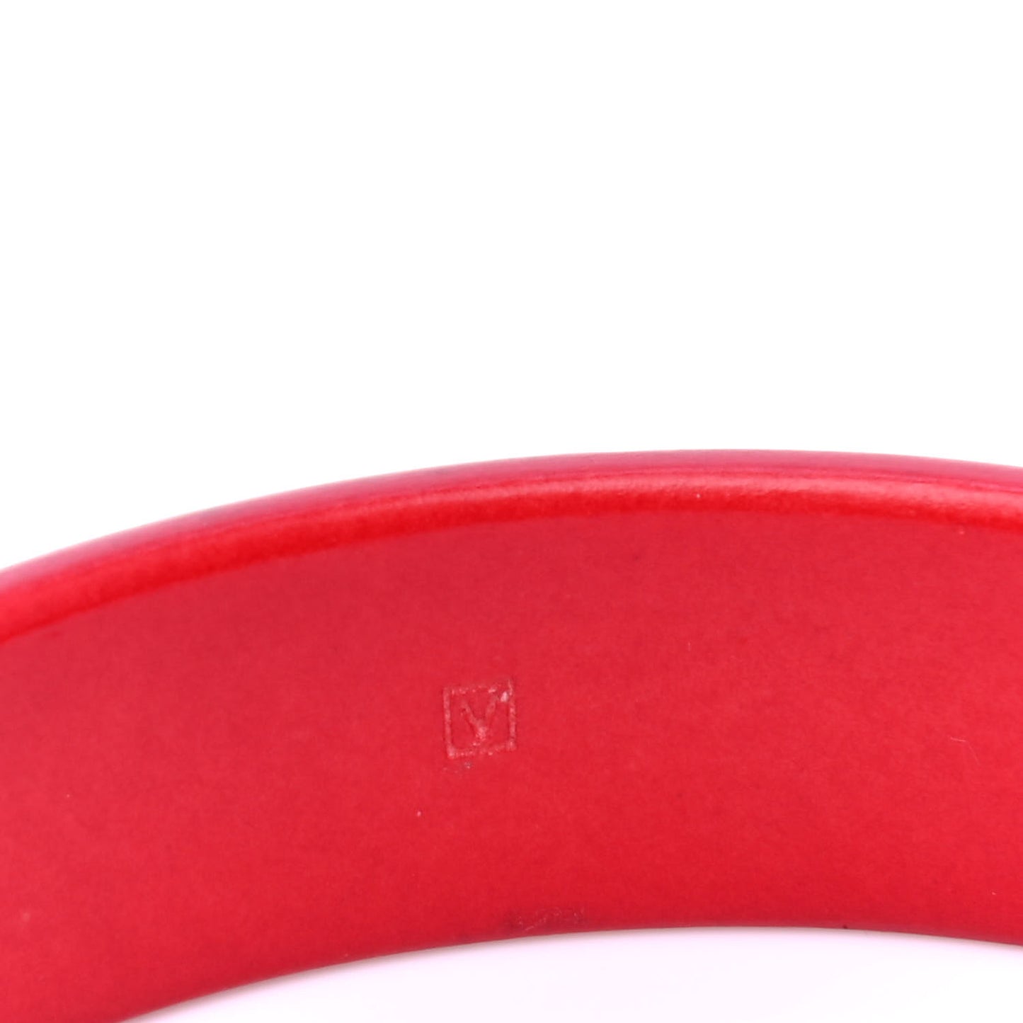 Resin Flora Bracelet Red