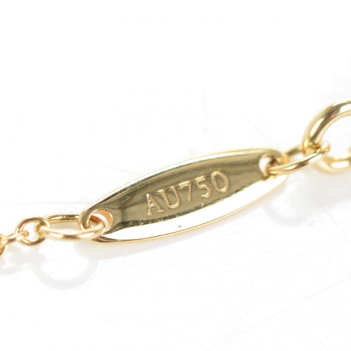 18K Yellow Gold Diamond .17ct Elsa Peretti Diamonds by the Yard Pendant Necklace