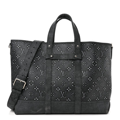 Louis Vuitton Calfskin Monogram Journey Tote Charcoal 1 of 10
