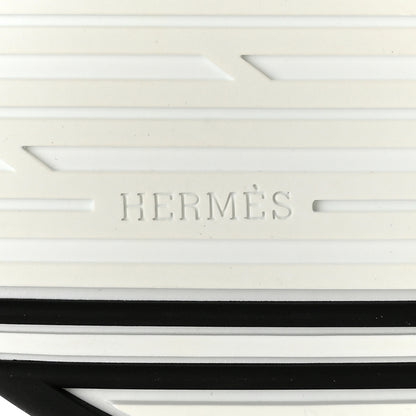 Hermes Calfskin Suede Goatskin Mens Kid Sneakers 42.5 White 8 of 10