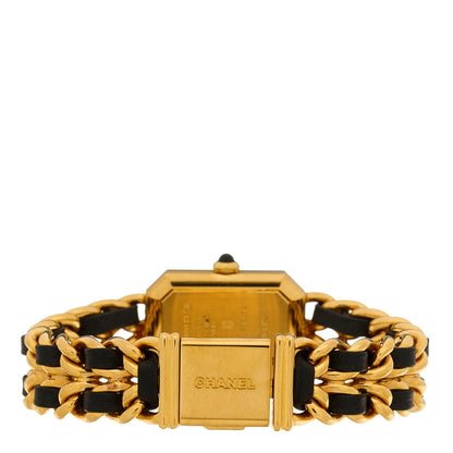Chanel Stainless Steel Lambskin 20mm Chain Premiere Quartz Watch Gold M 3 of 4