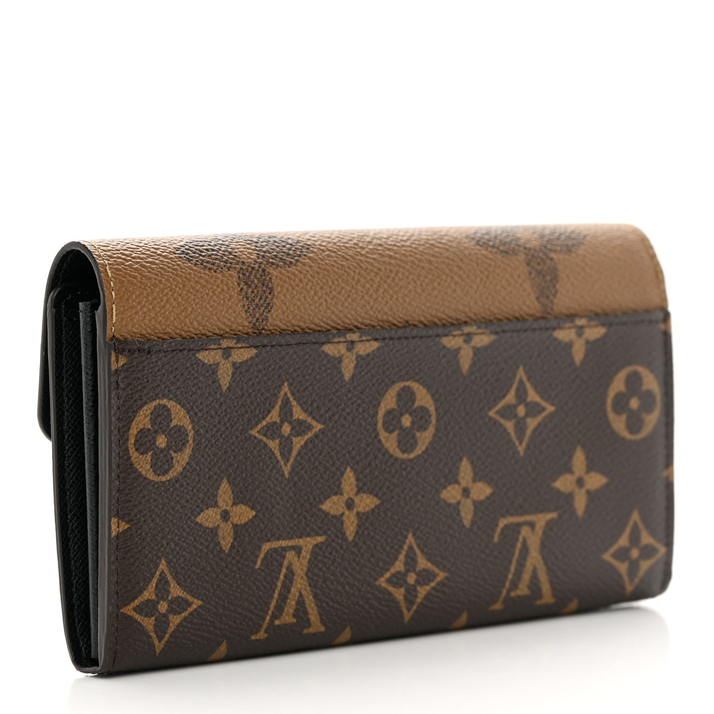 LOUIS VUITTON Reverse Monogram Giant Sarah Wallet