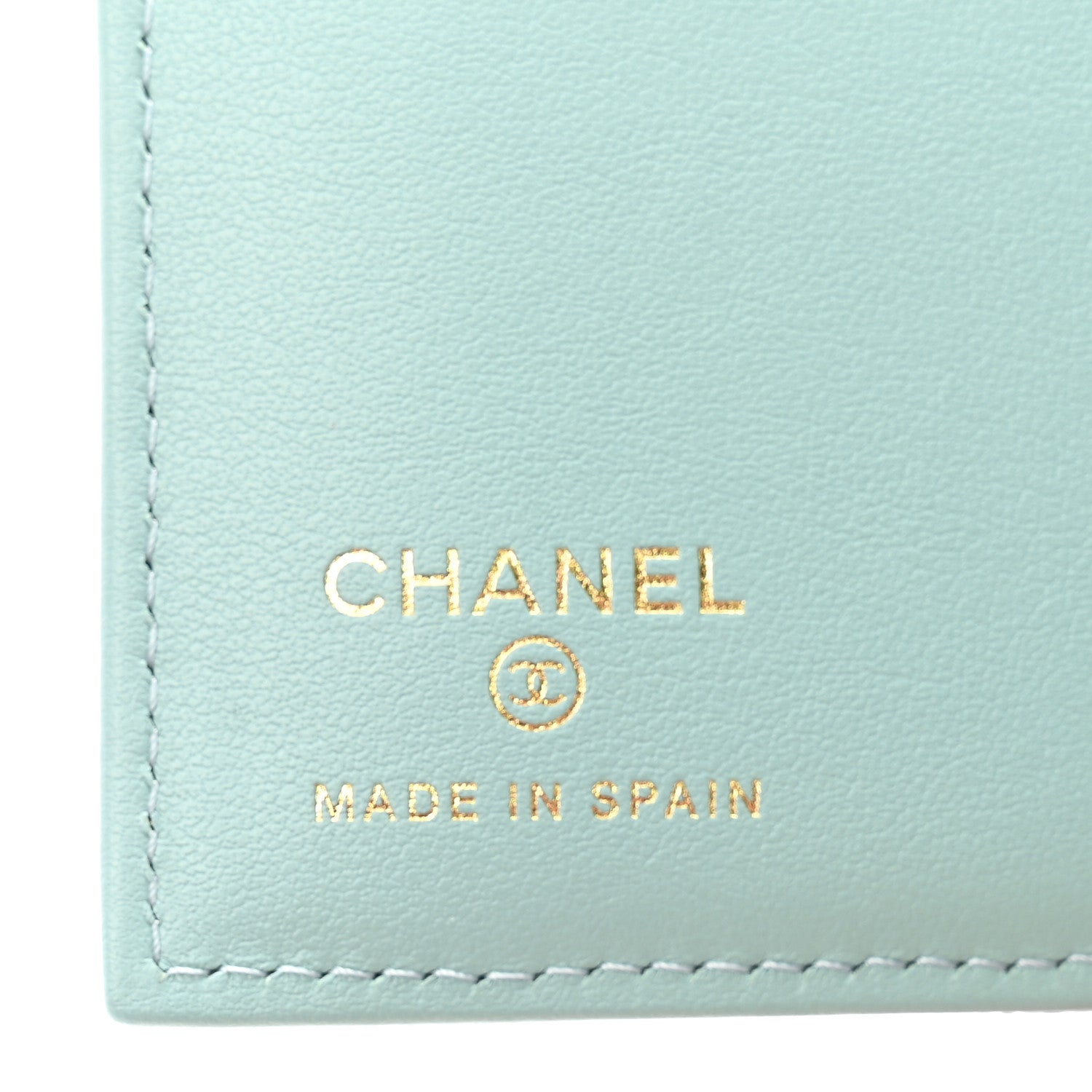 Chanel Caviar Quilted Passport Holder Light Blue 6 of 12