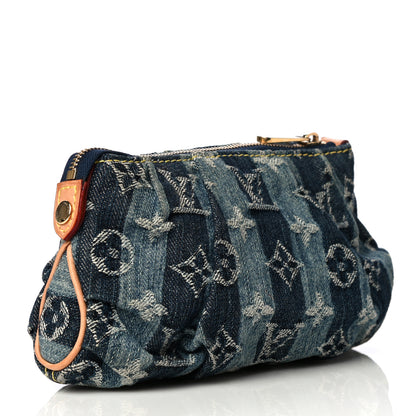 Louis Vuitton Denim Raye Trousse Cosmetic Pouch 3 of 8