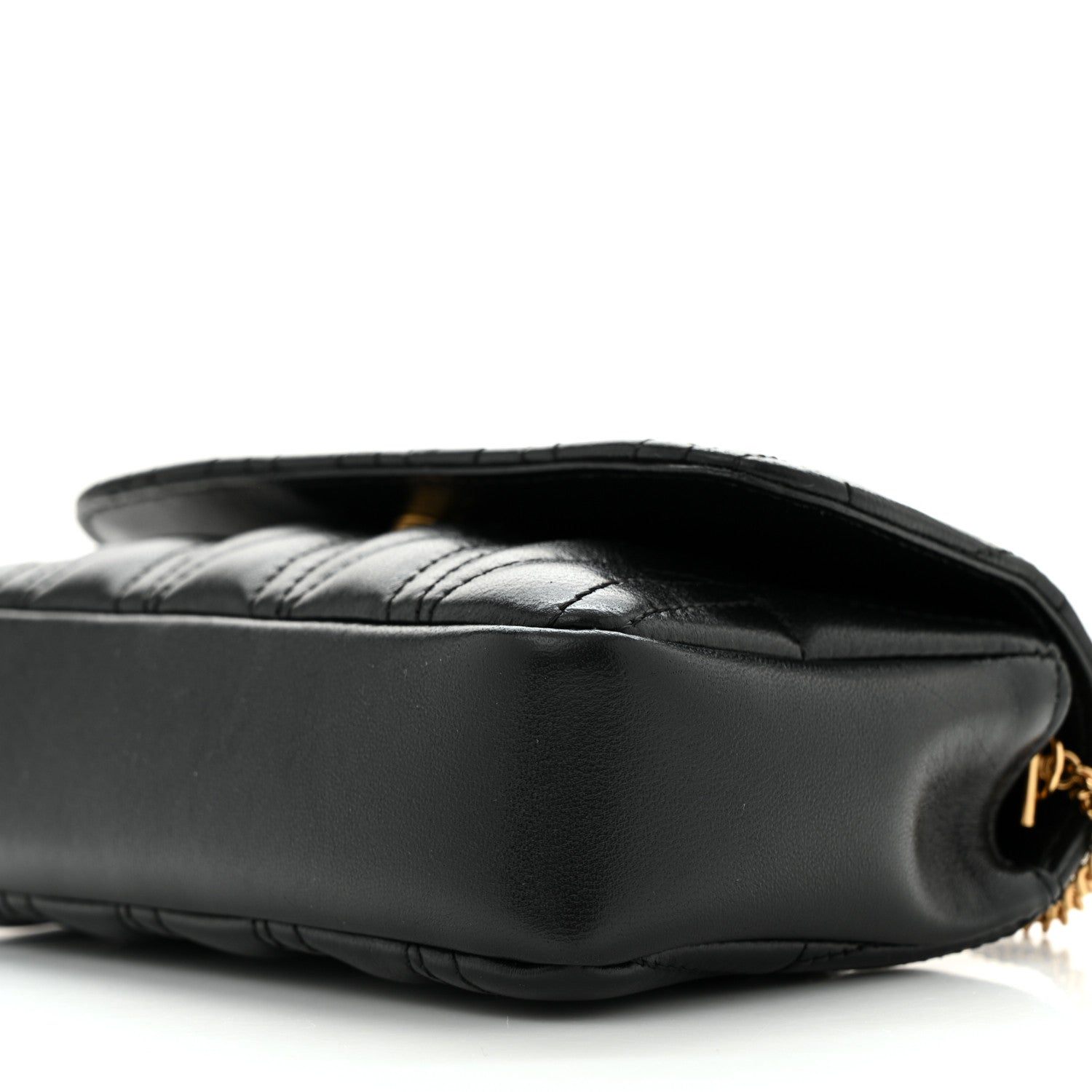 Versace Nappa Quilted Virtus Evening Bag Black 10 of 11