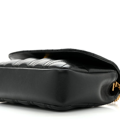 Versace Nappa Quilted Virtus Evening Bag Black 10 of 11