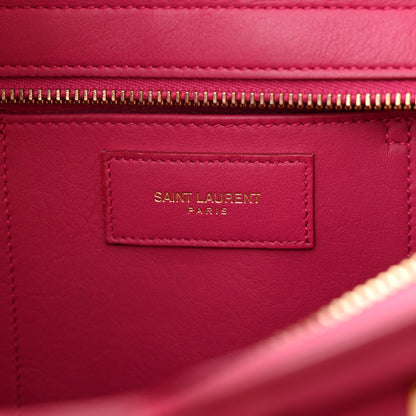 Saint Laurent Calfskin Small Classic Y Cabas Fuchsia 6 of 13