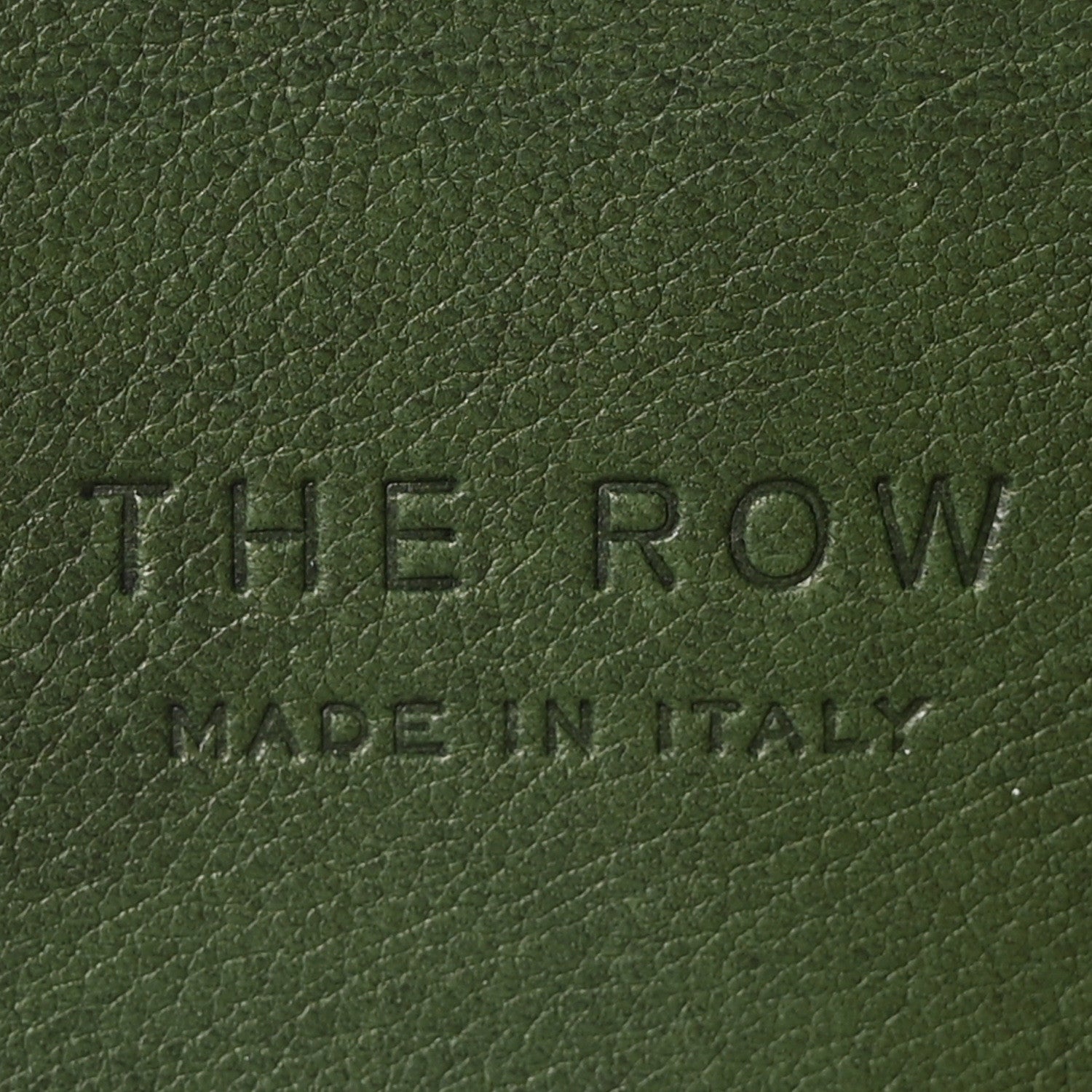The Row Polished Saddle Calfskin Marlo Tote Bag Moss 6 of 9