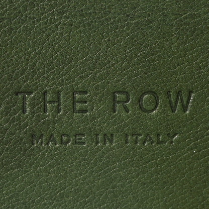 The Row Polished Saddle Calfskin Marlo Tote Bag Moss 6 of 9