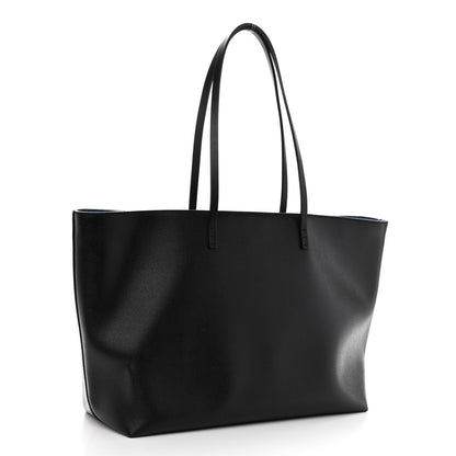 Fendi Vitello Elite Cuoio Monster Buggies Medium Roll Tote Black Multicolor Blue Cobalto 3 of 10
